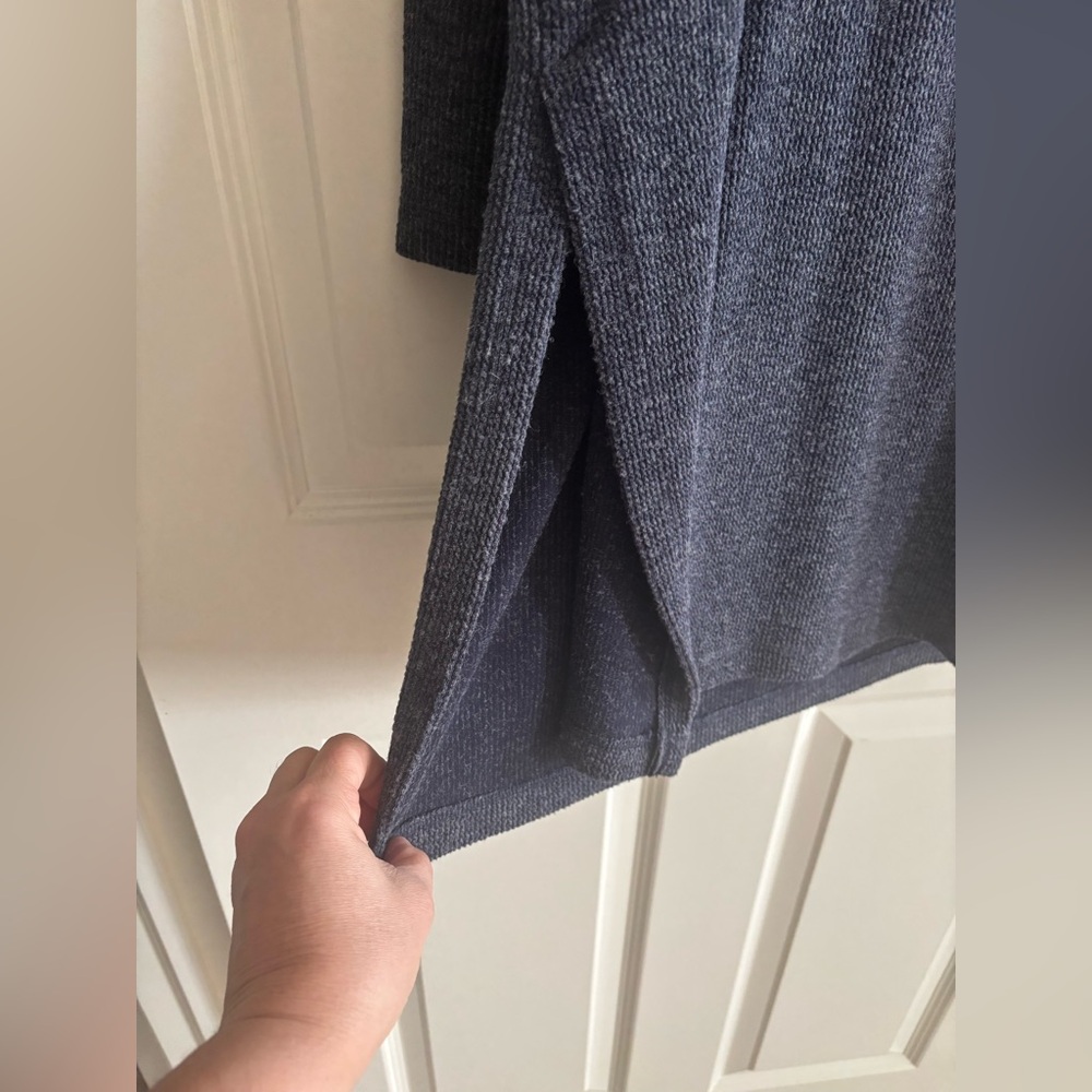 Clara Sun Woo cowl neck knee length Tunic, Blue, Size L, Very Good condition. - Picture 4 of 5